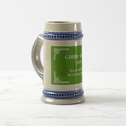 Chope À Bière La règle 99 de Gibbs (Devant gauche)