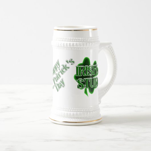 Chope À Bière La Saint-Patrick Irish Stud (Devant droit)