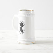 Chope À Bière La silhouette de Jane Austen (Devant gauche)