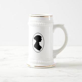 Chope À Bière La silhouette de Jane Austen