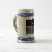 Chope À Bière La Terre de Lune dans l'espace noir (Devant gauche)