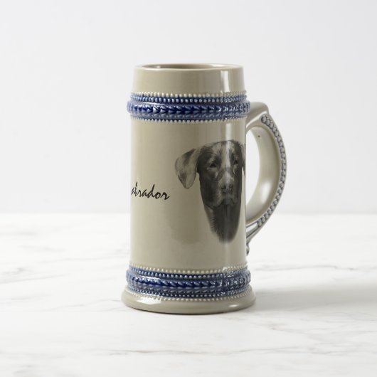 Chope À Bière Labrador Chien élégant (Devant droit)