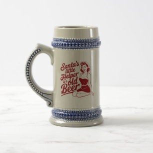 Chope À Bière L'aide de Santa Snarky Noël Sarcasme
