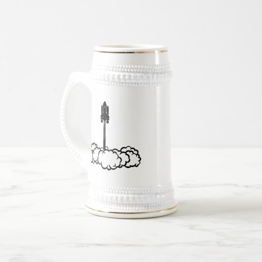 Chope À Bière Lancement de navette spatiale (Devant gauche)