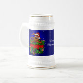 Chope À Bière Lapin de Noël (Devant gauche)