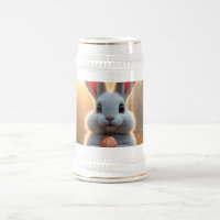Lapin de Pâques heureux dans la magie du printemps