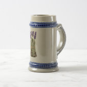 Chope À Bière Lavender Sage Bundle Ceramic Beer Stein (Devant droit)