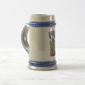 Chope À Bière Lavender Sage Bundle Ceramic Beer Stein (Devant gauche)