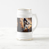 Chope À Bière Le Baseball Super Jouer À La Course À Domicile, (Devant droit)