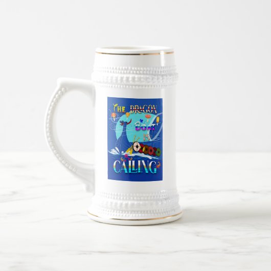 Chope À Bière Le Bateau Dragon Appelle (Gauche)