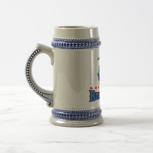 Chope À Bière Le bleu griffe Stein (Gauche)