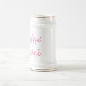 Chope À Bière Le café est ma Saint Valentin (Centre)