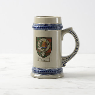 Chope À Bière Le clan de Dochart Crest/insigne et tartan de clan