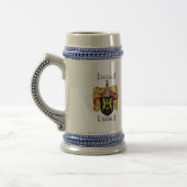 CHOPE À BIÈRE LE CREST DE FAMILLE DE CARROLL - MANTEAU DE (Gauche)