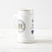 Chope À Bière Le Delaware la première bière Stein d'état (Devant gauche)