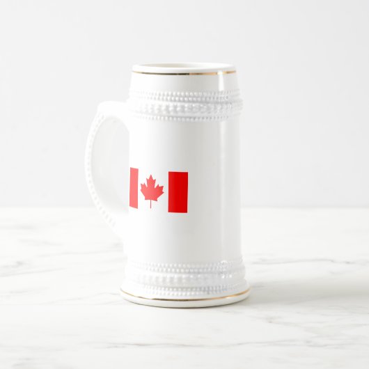Chope À Bière Le drapeau canadien - souvenir du Canada (Devant gauche)