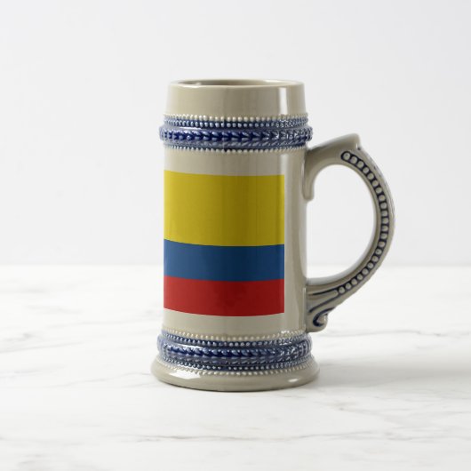 Chope À Bière Le drapeau de la Colombie (Droite)