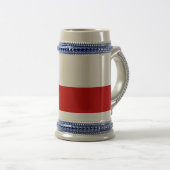 Chope À Bière Le drapeau du Chili (Devant droit)