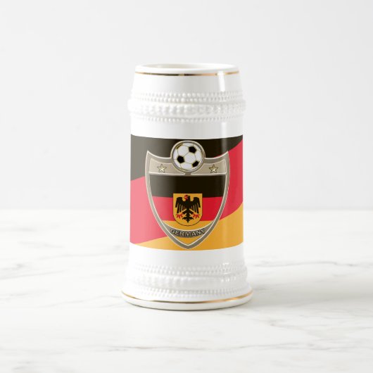 Chope À Bière Le football allemand (Centre)