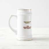 Chope À Bière Le GM ne triche jamais (Gauche)