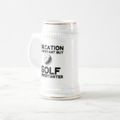 CHOPE À BIÈRE LE GOLF EST IMPORTANT (Devant gauche)