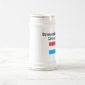 Chope À Bière Le Grand-Duché de Luxembourg la bière Stein (Centre)