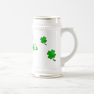 Chope À Bière Le jour Stein de St Patrick