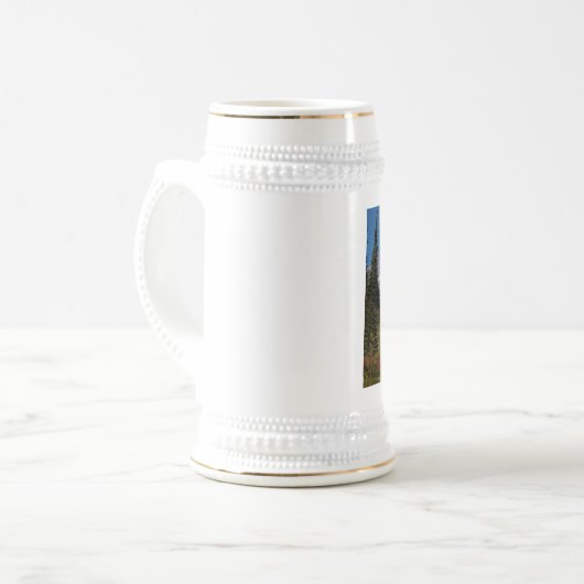 Chope À Bière Le majestueux mont Rainier enneigé (Devant gauche)