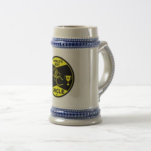 Chope À Bière Le meilleur oncle du monde (Devant droit)