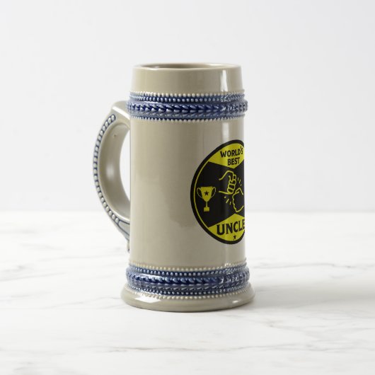Chope À Bière Le meilleur oncle du monde (Devant gauche)