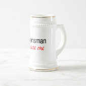 Chope À Bière Le mignon (Groomsman) (Devant droit)