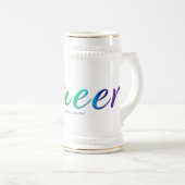 Chope À Bière Le mot unique expressif et étrange de SlipperyJoe (Devant droit)
