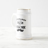 Chope À Bière Le Motif de la moustache Stache (Devant gauche)