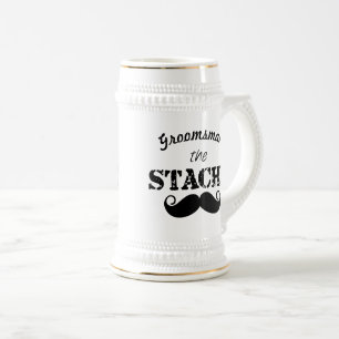 Chope À Bière Le Motif de la moustache Stache