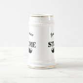 Chope À Bière Le Motif de la moustache Stache (Centre)