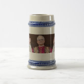 Chope À Bière Le Pape Léon XIV, Premier Pape Américain (Centre)