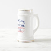 Chope À Bière Le patron le plus impressionnant du monde (Devant droit)