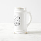 Chope À Bière Le professeur de maths le plus impressionnant du (Devant droit)