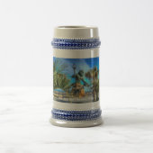 Chope À Bière Le roi Neptune émerge de la mer (Centre)