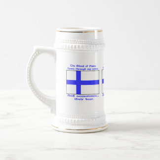 Chope À Bière Le sang des flux de Finns veines parfois bière