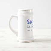 Chope À Bière Le sarcasme de SlipperyJoe bat le slogan drôle ill (Gauche)