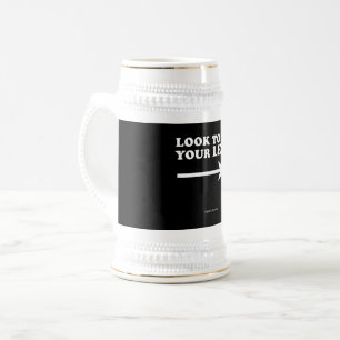 Chope À Bière Le SlipperyJoe regarde à votre gauche épais géomét