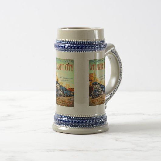 Chope À Bière Le train Blue Comet   (Devant droit)