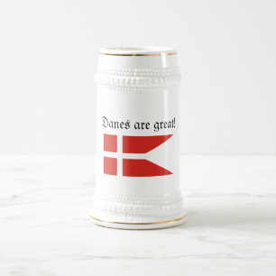 Chope À Bière Les Danois sont grand Stein