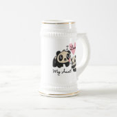 Chope À Bière Les pandas I aiment ma tante (Devant droit)