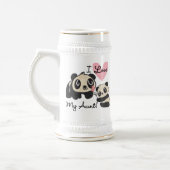 Chope À Bière Les pandas I aiment ma tante (Gauche)