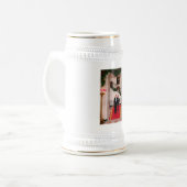 Chope À Bière Les pas de Noël Président Donald Trump & Melania (Devant gauche)