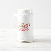 Chope À Bière Les sons de l'appel de la liberté (Devant gauche)