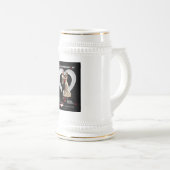 Chope À Bière Les voeux du mariage moderne (Devant droit)