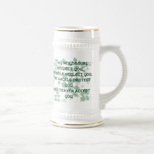 Chope À Bière Les voisins irlandais de Blessing Mug-May vous res